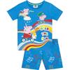 Peppa Pig Pigiama Ragazzo, Pigiama George Pig Estivo, Bambini Pj Set Corto Maniche Corte, Blu 18-24 Mesi