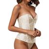 YOSUWOAI Corsetto da donna con slip vintage, corsetto sexy con lacci, aderente, per sera, feste, sposa e romantico