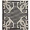 GUESS sciarpa Jacquard Kefiah Scarf 135X135 Black grigio