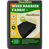 OUNUO Telo Pacciamatura 1m x10m, 100g/m² Tessuto Non Tessuto Anti Erbacce,Telo Anti Erbacce per Orto, Giardino, Tessuto Permeabile all'Acqu, Stabilizzazione UV, Nero