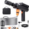 Yelyee Idropulitrice Mini senza fili ad alta pressione da 60 bar (870 PSI) con ugello 5 in 1 e ugello per schiuma, batteria da 12.000 mAh per la pulizia di auto e giardino.