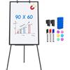 maxtek Lavagna Bianca Cancellabile con Cavalletto 90 x 60 cm Lavagna Treppiedi