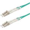 Value VALUE Cavo jumper in fibra ottica, 50/125µm, LC/LC, OM3, turchese 0,5 m