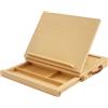 youjia Cavalletto Case cavalletto Studio cavalletto pieghevole e regolabile ad angolo con cassetto in legno di faggio naturale per progetti creativi