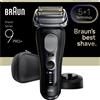 Braun Rasoio elettrico Braun Series 9 9610s, 240 V, 60 min. di autonomia, nero
