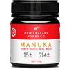 NEW ZEALAND HONEY CO Miele di Manuka MGO 514 UMF 15 testato in laboratorio crudo 250g Alto grado di