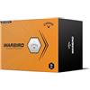 Callaway Palline da golf Warbird (versione 2023, bianche, confezione da 24), 1 set