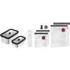 ZWILLING Fresh & Save STAINLESS Starterset sottovuoto, acciaio inox / S/M, 9-pz., bianco-acciaio
