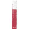 Maybelline New York Tinta Labbra a Lunga Durata, Effetto Matte e Colore Intenso, Tenuta fino a 16 Ore, No Transfer e Senza Sbavature, SuperStay Matte Ink, Tonalità: Savant (155), 5 ml