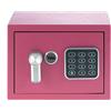 YALE Cassaforte XS YSV/170/DB2/P Rosa, con Tastiera Digitale, Indicatori di Luce a LED, Fissaggi a Parete e Pavimento, Capacità di 3.8 L, Dim Interne 170 x 230 x 170 mm, Mini, Versione Corrente