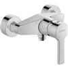 Duravit B24230 B.2 - Miscelatore doccia a parete per 1 consumatore, miscelatore monocomando con sistema di miscelazione in ceramica, cromato