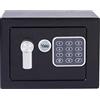 YALE Cassaforte XS YSV/170/DB2 Nero, con Tastiera Digitale, Indicatori di Luce a LED, Fissaggi a Parete e Pavimento, Capacità di 3.8 L, Dim Interne 170 x 230 x 170 mm, Mini, Versione Corrente