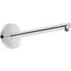 Duravit Universal braccio doccia, Montaggio a soffitto della doccia, Braccio della doccia 200 mm, rotondo, nero opaco