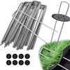 Ediesi, Picchetti Giardino, Telo Pacciamatura, 50 Unità + 8 Rondelle, 150x30x3mm, Da Campeggio, Tenda, in Acciaio, Erba Artificiale, Fissaggio per Campeggio (50)