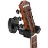 Donner Supporto di Chitarra da Muro, Gancio Porta Chitarra Muro per Basso, Appendi Chitarra da Muro con Blocco Automatico per Ukulele/Violino/Mandolino, Nero (1 pezzi)