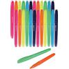 Amazon Basics - Confezione da 24 Evidenziatori con 6 Colori Fluo Assortiti, Punta a Scalpello Robusta, Penne Adatte ad Adulti e Bambini, Multicolore