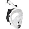 Mares Aquazone Full Face Mask - Maschera Integrale Snorkeling Adulto, Facciale in Silicone, Boccaglio Pieghevole, 3 Taglie