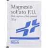 SELLA Srl Magnesio Solfato, 30 g - Integratore Alimentare Laxante