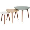 ATMOSPHERA CREATEUR D'INTERIEUR Atmosphera - Set di 3 tavoli Nido di Centro Miléo Vegetal