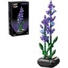JAMARA 402916 CADA Fiore Lavanda Mattoncini Morsetti Fiori Modello Kit Decorazione Giocattolo Bambini a partire dagli 8 anni Idea Regalo