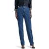 Lee Women's Relaxed Fit Side Elastic Tapered Leg Jean, Pepper Stone, 14 Short