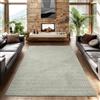 SIMPEX Tappeto 160x230 cm Verde, Pelo Corto con Effetto 3D Alto-Basso, Stile Boho Scandinavo, per Soggiorno, Camera, Cucina o Esterni