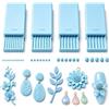 Generic Strumento per la creazione di palline in gel di argilla per stampa 3D, rullo per perline per nail art, 2-5 mm (blu)