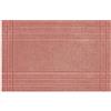 Olivo Tappeti Olivo.shop - Duna, tappeto lavorato a mano per il bagno in 100% cotone super assorbente. (ROSA, 60x110 cm)