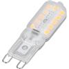 FTVOGUE Lampadina LED G9 Dimmerabile 5W 22LED Lampadina G9 Confezione da 6 con 360 Gradi Senza Sfarfallio Nessun Ronzio 50000 Ore per Ventilatore a Soffitto Lampada da Tavolo a (Bianco naturale
