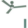 CREATE / WIND MODERN M/Ventilatore da soffitto con luce verde salvia con telecomando / 40W, Luce LED 3 temperature, Ø132 cm, 6 velocità, funzione estate-inverno