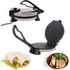 RUETERY 10 pollici 1800 W Roti Maker, Pressa Tortilla, Chapati Maker, Riscaldamento su entrambi i lati, Temperatura regolabile, piastra antiaderente per omelette, pizza, tacos, quesadillas, 220 V, 200 ℃