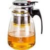 FUYTERY Teiera in vetro da 1000 ml con infusore rimovibile, teiera in vetro Kungfu Tea Art caraffa filtrante in acciaio inossidabile con infusore, set per tè in fiore e foglie sfuse (500ML)