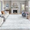PureCozy Moderno Blu Tappeto Salotto 200x300cm Grande