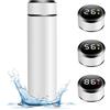 VOHESEA Thermos da 500 ml, con indicatore di temperatura a LED, in acciaio inox 304, thermos con touch screen a LED, a prova di perdite, senza BPA, per casa, ufficio, viaggi, sport