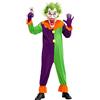 W WIDMANN MILANO Party Fashion - Costume da clown horror a 2 pezzi | Costume e maschera in stile clown assassino per Halloween, Carnevale e feste a tema