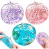 YILUSHFA 3 Pezzi Giocattoli Fidget a Forma Di Mela, Apple Squishy | Gioco Sensoriale Squishy Per Bambini e Adulti, Squishy Antistress Per Adulti, Decorazione Per Ufficio