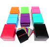 docsmagic.de Deck Box Mix - Full Black, Red, Mint, Pink, Light Blue, Light Green, Purple, Orange - 8 Count - PKM YGO MTG