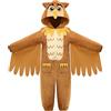 ReliBeauty Costume Gufo Bambino Tuta Animale Costumi per Carnevale
