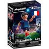 PLAYMOBIL Sport & Action 71124 Giocatore Francia B per Veri Tifosi dai 5 Anni