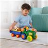 DIS Big Steps Play Old MacDonald Tractor & Trailer - Con luci, suoni e corno - Include contadino, pecora, mucca, pollo, maiale e cavallo.