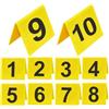 Generic Marcatori Scena Del Crimine Oggetti Di Scena, 10 Pezzi Targhette Numerate