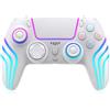 Baigeda Controller di gioco wireless RGB per PlayStation 5, gamepad di ricambio Bluetooth per PS-5/PC Windows, ricaricabile, con sensore di movimento a doppia vibrazione, joystick con batteria da 1500 mAh