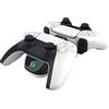 EgoGear - Stazione di ricarica doppia SCH25 per PlayStation 5 DualSense con indicatore di carica a LED + cavo intrecciato da 1 m