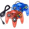Miadore PC Classic N64 Gaming Pad Joypad USB Retro per Windows PC MAC Raspberry Pi (blu chiaro e rosso)