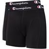 Champion Core X2, Boxer Aderenti Uomo, Nero, XXL