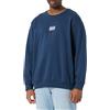 Levi's Standard Graphic Crew, Felpa Uomo, Mini Sportswear - Dress Blues, M