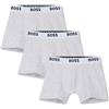 BOSS Set di 3 Boxer per Bambini e Ragazzi, China Grey, 16 Anni
