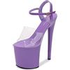 BeAUZQ Tacco Alto da Donna 20 cm Tacchi Alti Sexy Spogliarellista Performance sul palco Pole Dance Tacchi Alti Discoteca Party Dance Tacchi Alti Taglie Forti Unisex