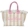 Saint Barth Mc2 Donna Borsa A Mano VANI001 Cotone Beige Taglia Unica