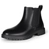 DREAM PAIRS Stivali Chelsea Donna Tacco Grosso | Pelle vegan, elastici laterali, suola TPR, soletta lattice 4 mm, design classico, per ogni occasione.